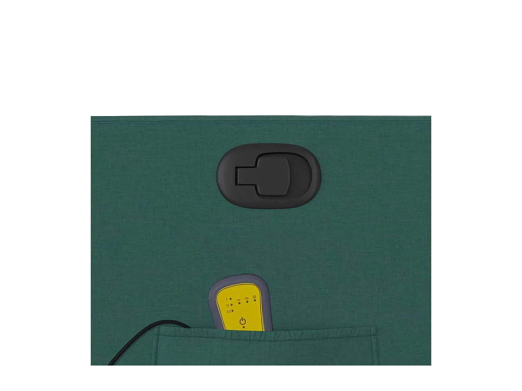 Sillón de salón | Silla | Sillón de masaje reclinable de tela verde oscuro SHL4758