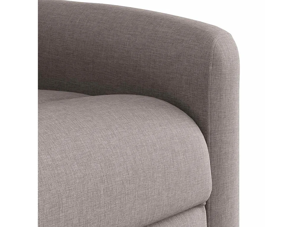 Sillón de relax | Silla | Sillón reclinable de tela gris taupe SHL6216