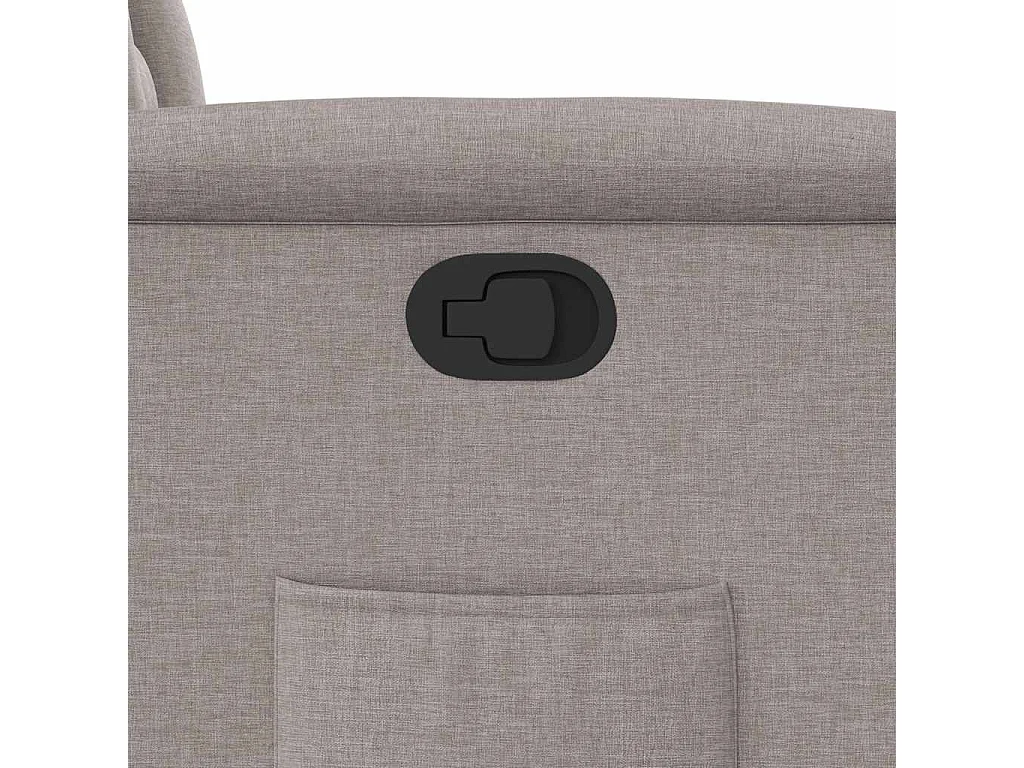 Fauteuil inclinable-Chaise de relax-Fauteuil TV Taupe Tissu SHL1297