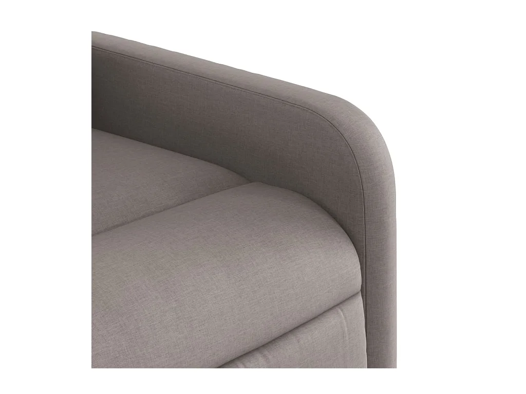 Poltrona de massagens reclinável tecido cinzento-acastanhado SHL616885