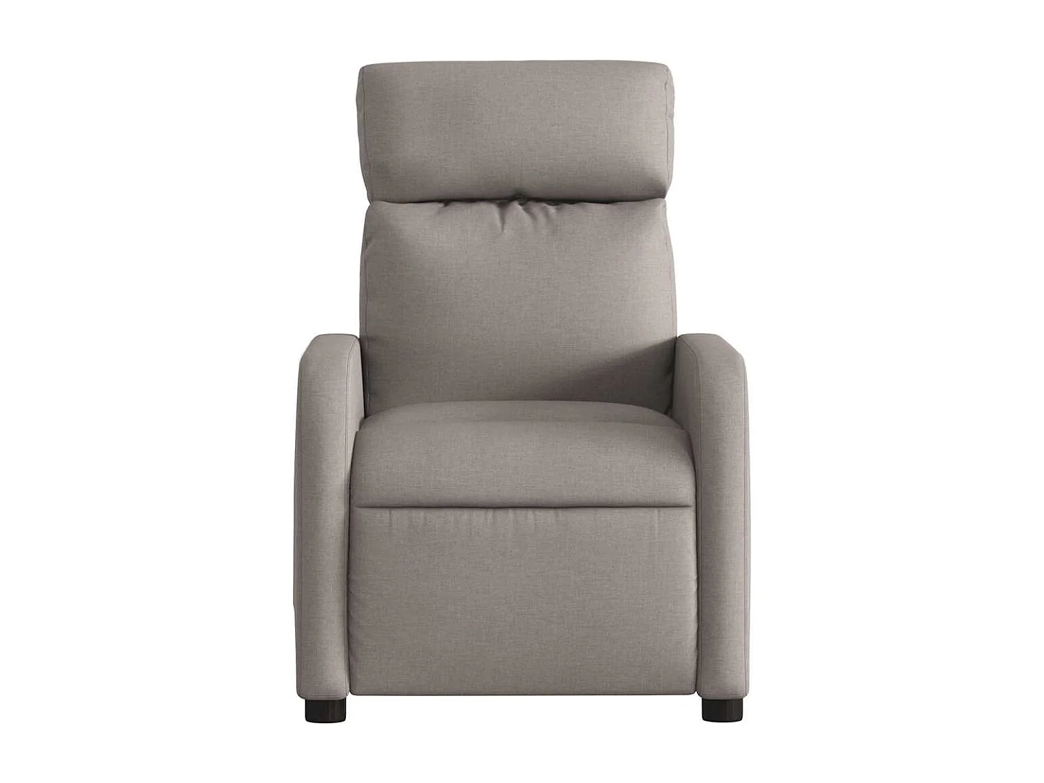 Sillón de salón | Silla | Sillón de masaje reclinable de tela gris taupé SHL7372