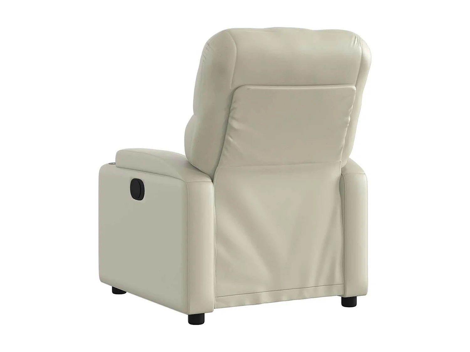 Relaxsessel | Lounge Sessel für Wohnzimmer Creme Kunstleder SHL58529