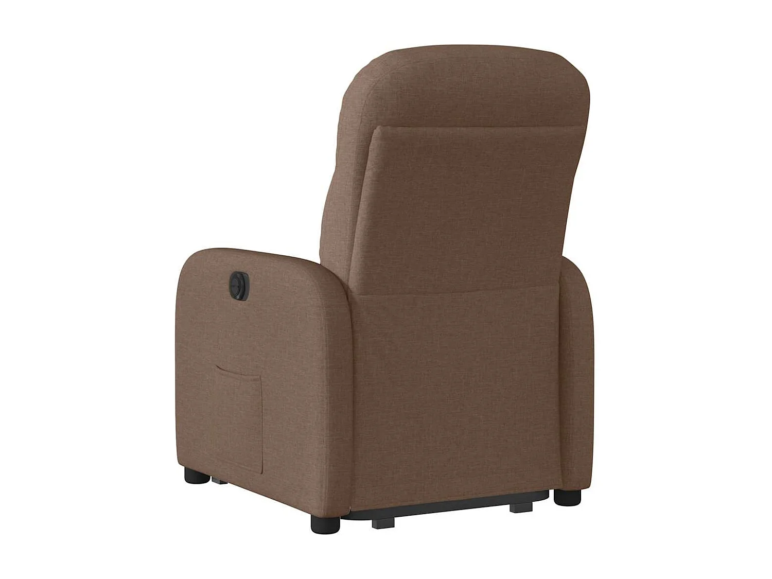 Relaxsessel | Lounge Sessel für Wohnzimmer mit Aufstehhilfe Braun Stoff SHL3032