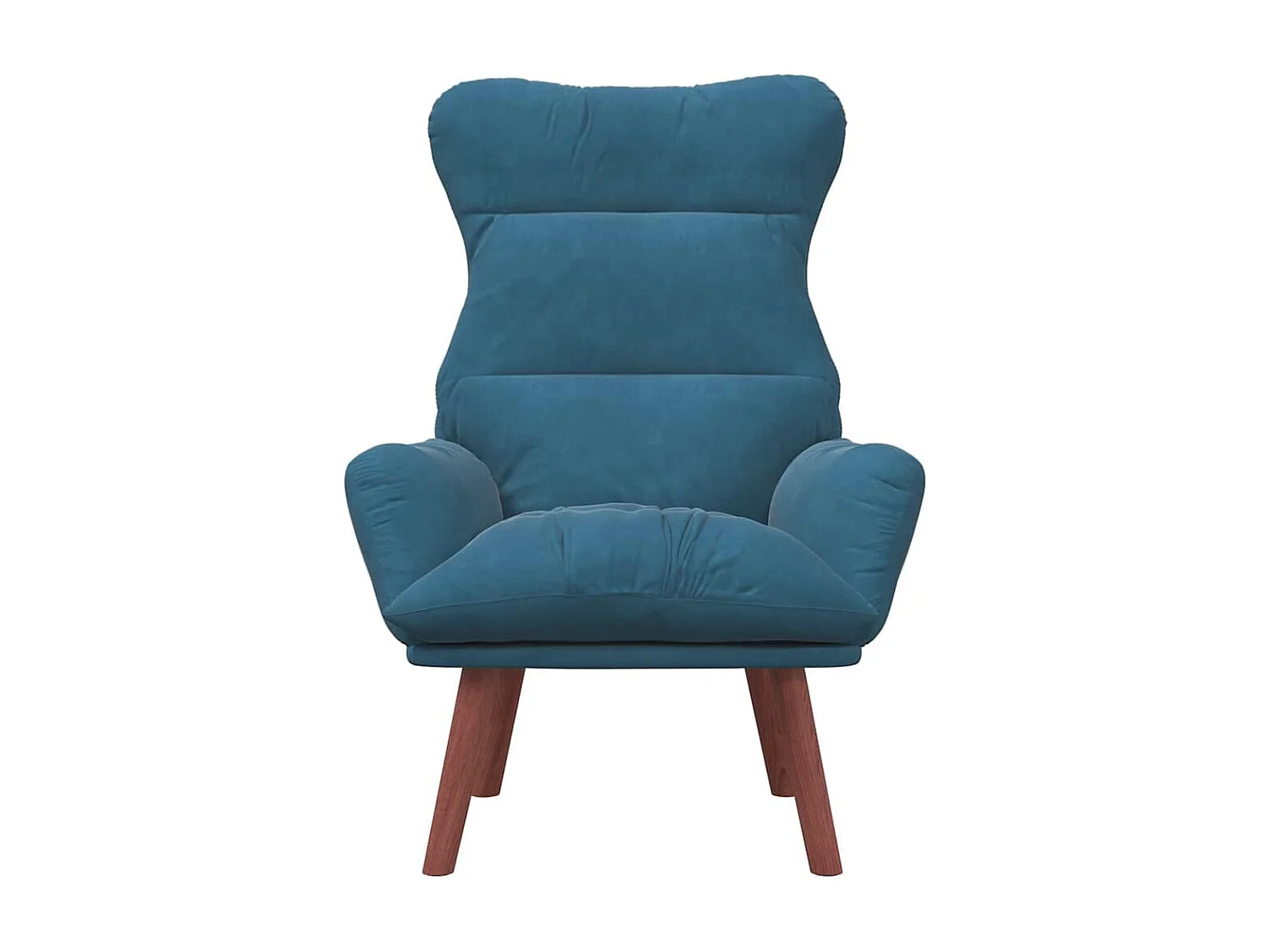 Relaxstoel | Ontspanningsstoel Blauw 69 x 74 x 93 cm Fluweel