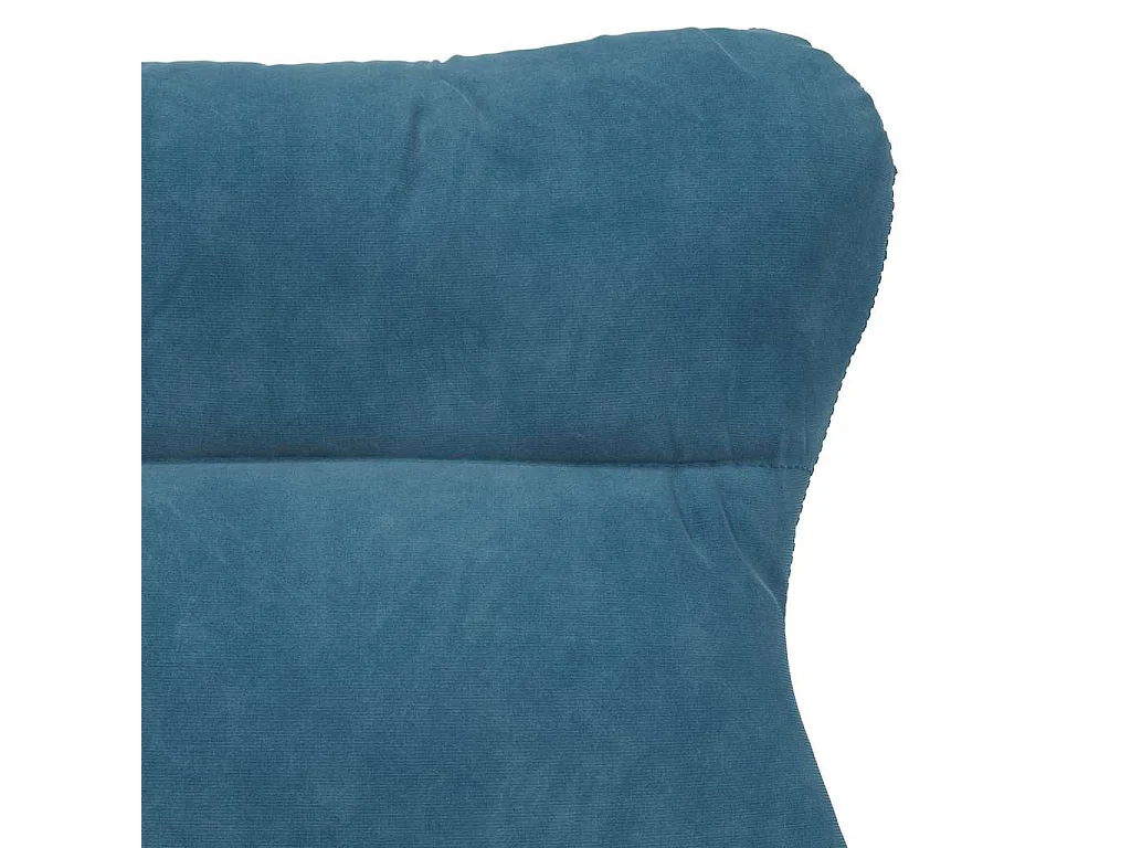 Relaxstoel | Ontspanningsstoel Blauw 69 x 74 x 93 cm Fluweel