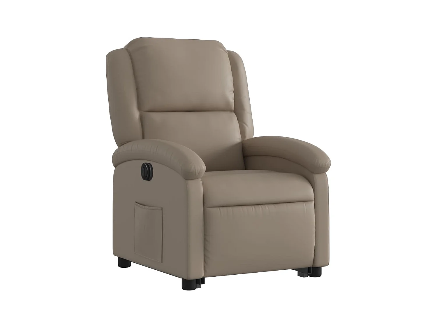Silla de relax | Sillón elevable eléctrico cuero artificial capuchino SHL4993