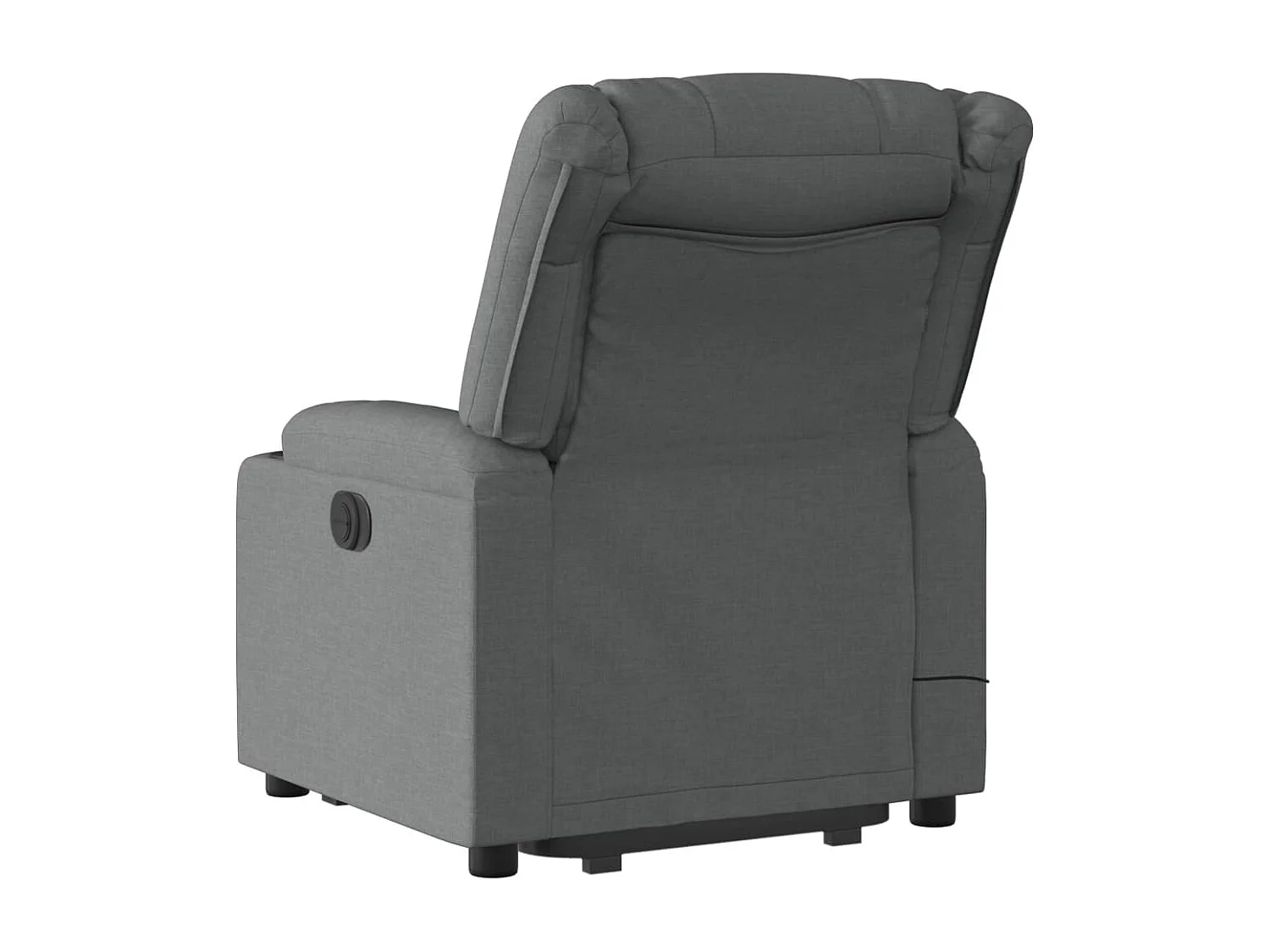 Fauteuil inclinable-Chaise de relax-Fauteuil de Massage Gris foncé Tissu SHL3708
