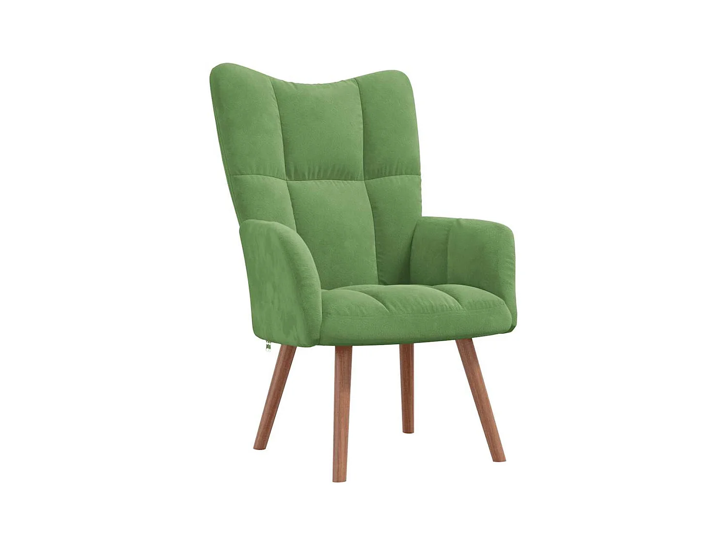 Sillón de relax | Silla de relax de terciopelo verde claro SHL4240