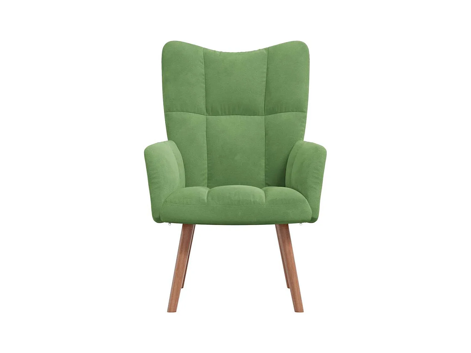 Sillón de relax | Silla de relax de terciopelo verde claro SHL4240