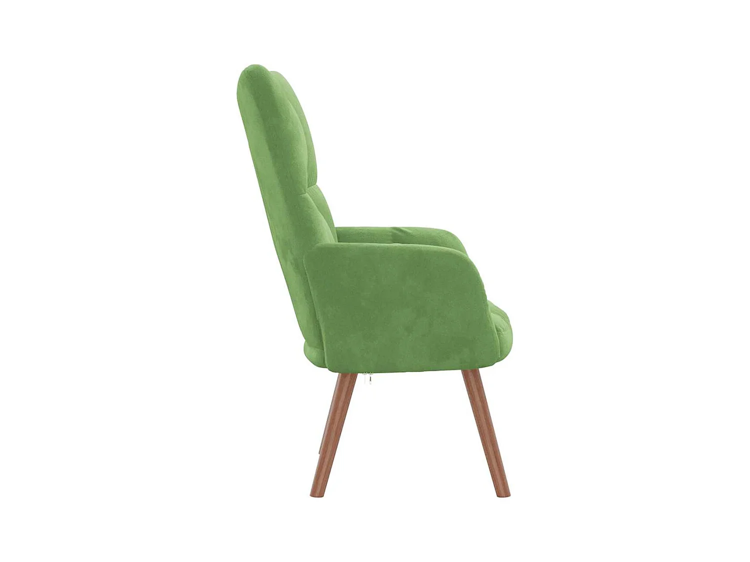 Sillón de relax | Silla de relax de terciopelo verde claro SHL4240