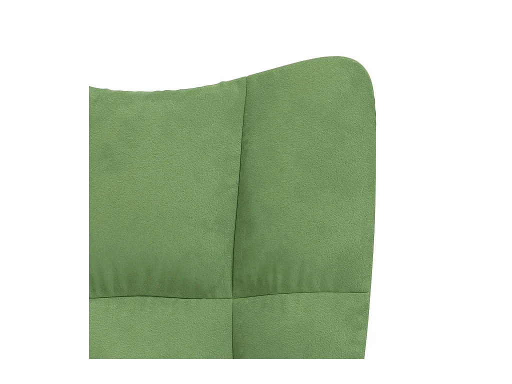 Sillón de relax | Silla de relax de terciopelo verde claro SHL4240