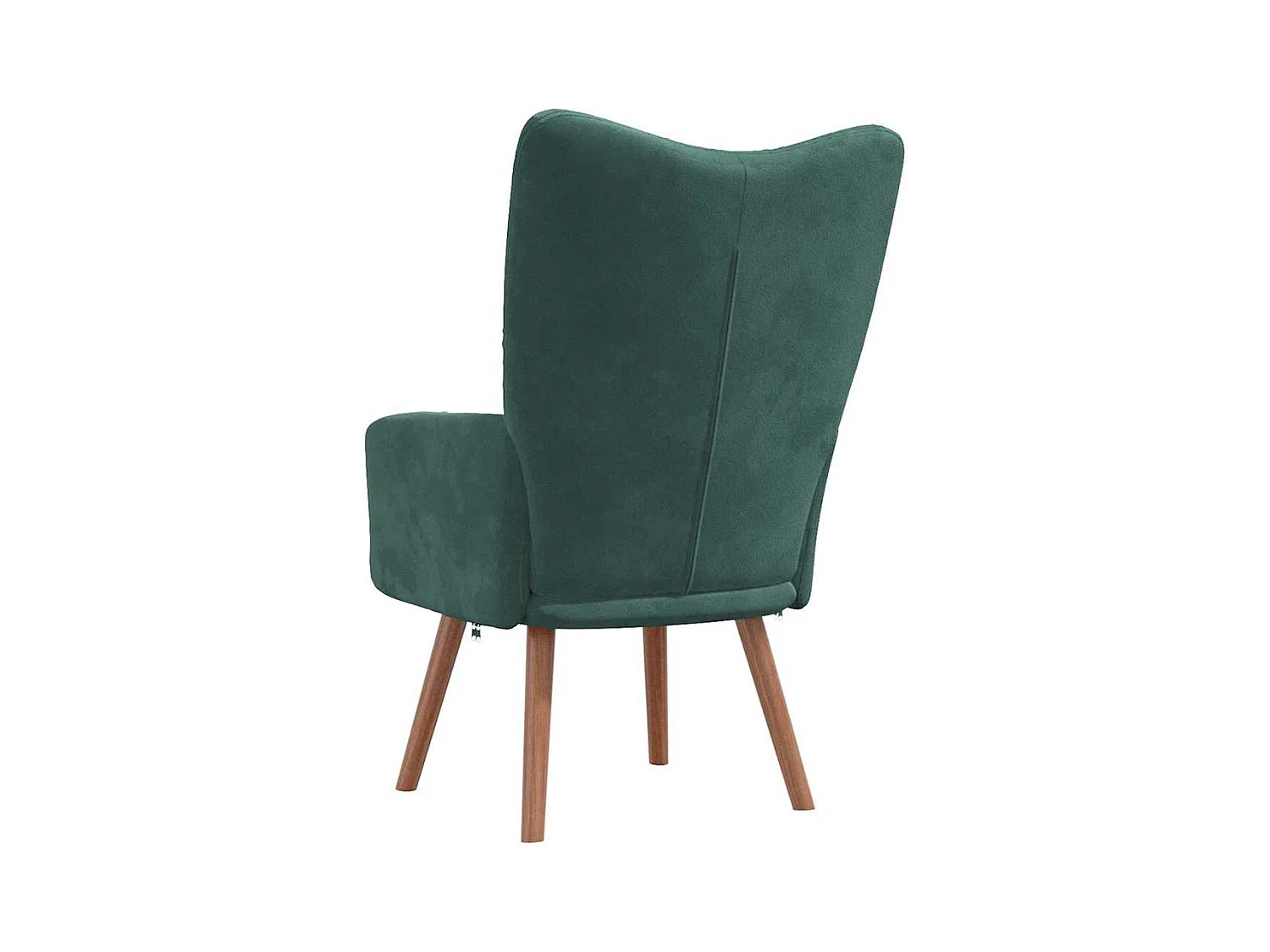 Chaise de relaxation-Fauteuil de Salon Vert foncé Velours SHL4398