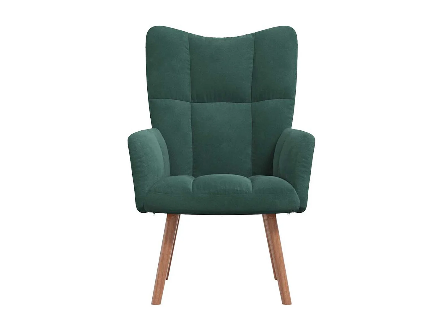 Sillón de relax | Silla de relax de terciopelo verde oscuro SHL3988