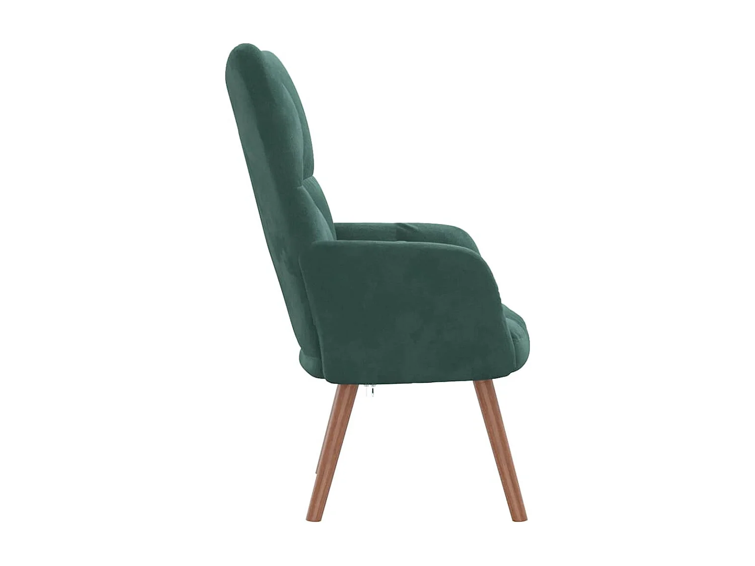 Sillón de relax | Silla de relax de terciopelo verde oscuro SHL3988