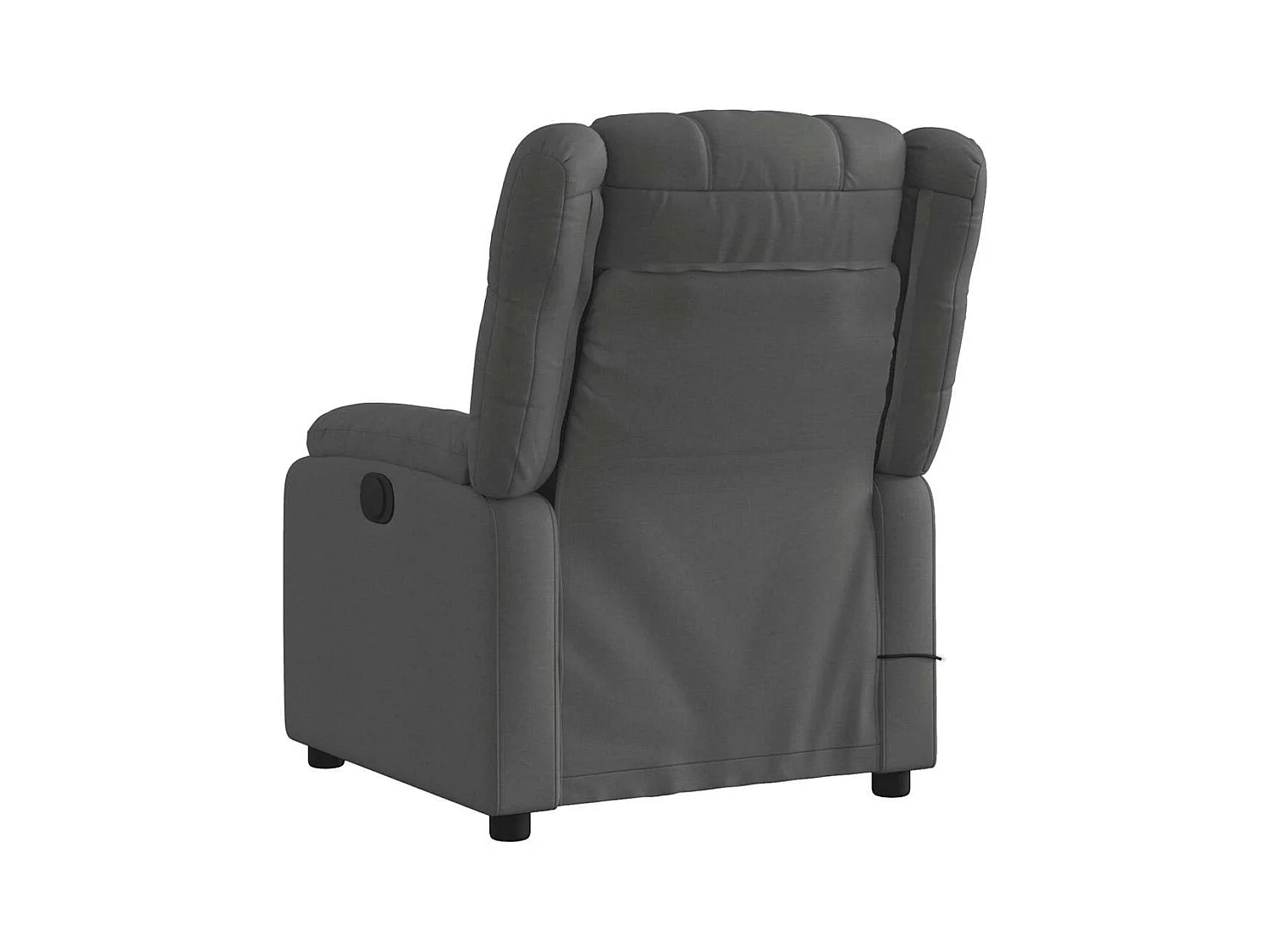 Fauteuil inclinable-Chaise de relax-Fauteuil de Massage gris foncé tissu SHL2858