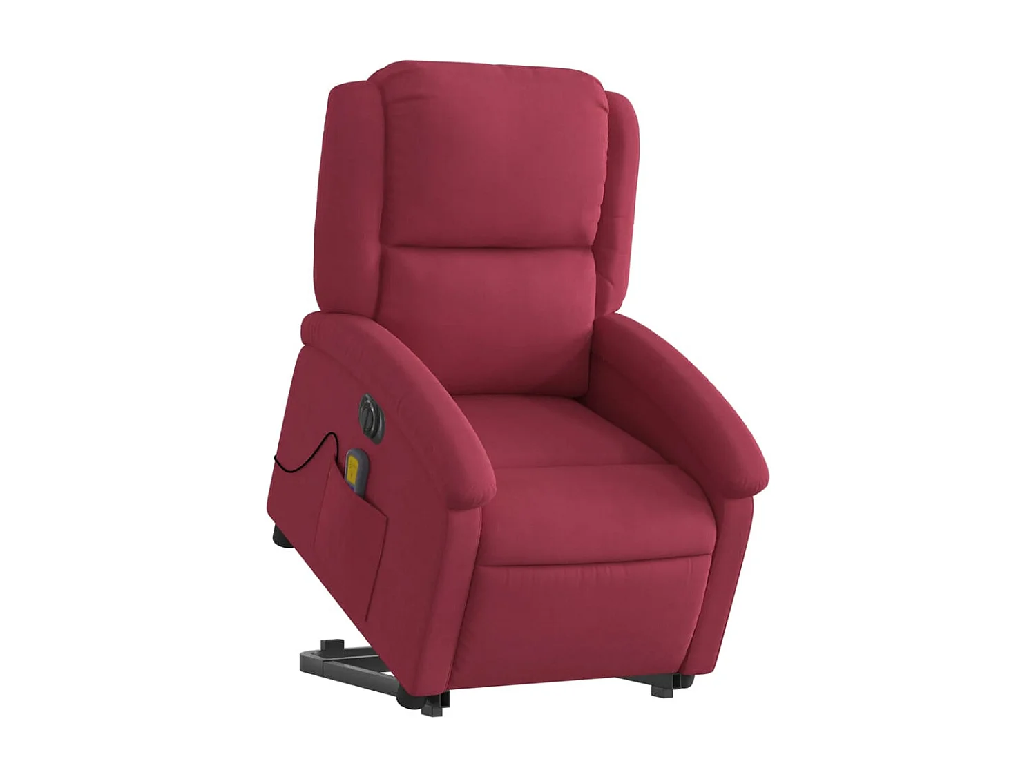 Fauteuil inclinable électrique-Chaise-Fauteuil de Massage rouge bordeaux SHL2366