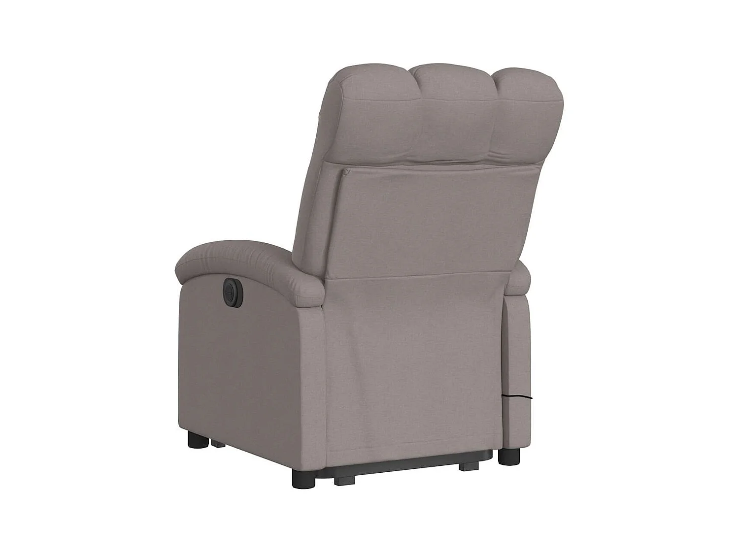 Sillón de relax | Sillón reclinable de masaje elevable tela gris taupé SHL3238