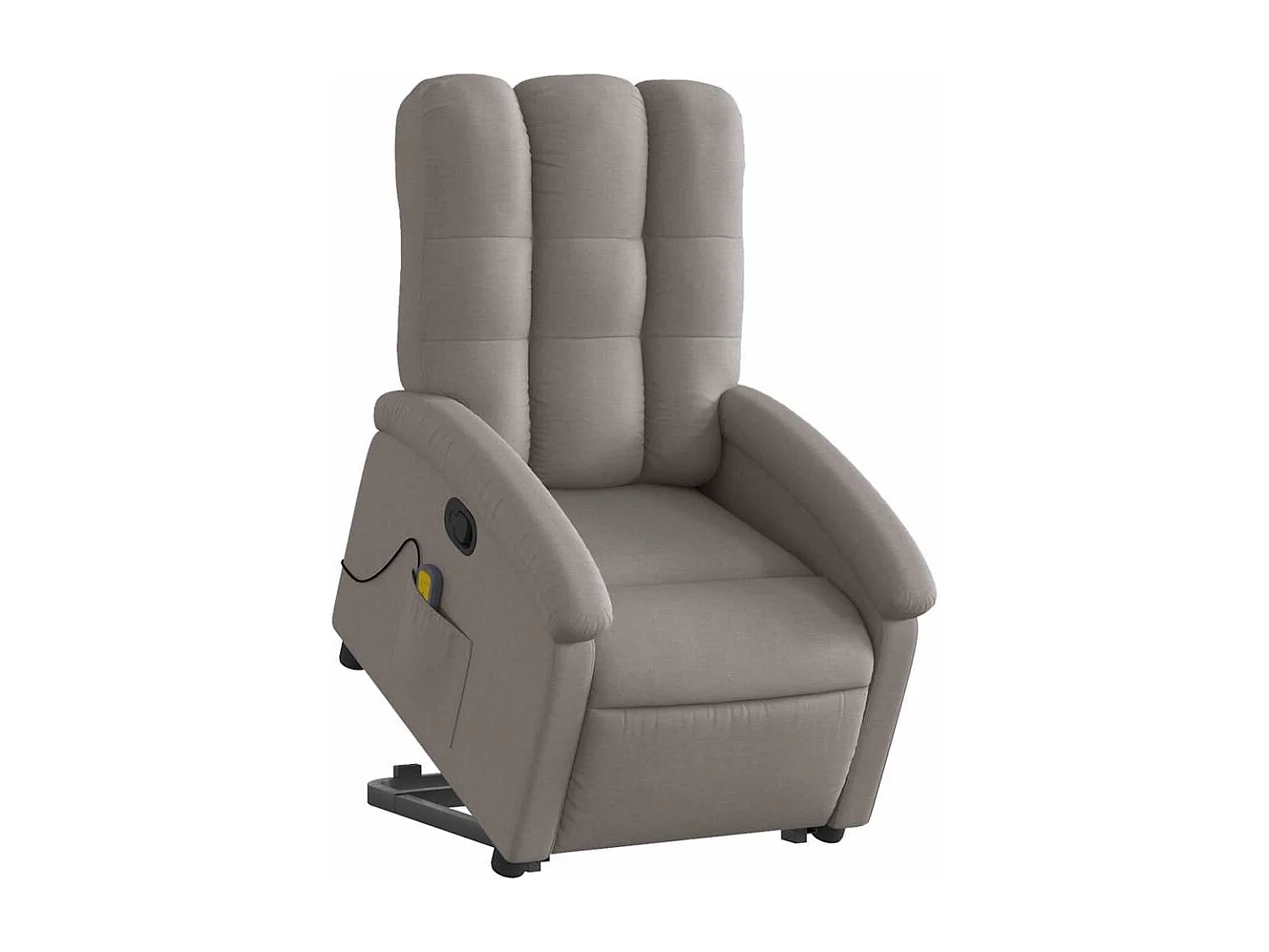 Massagesessel mit Aufstehhilfe | Relaxsessel Taupe Stoff SHL45938