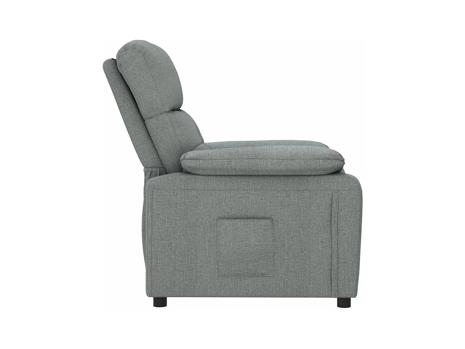 Sillón de relax | Silla | Sillón reclinable de tela gris oscuro SHL7892
