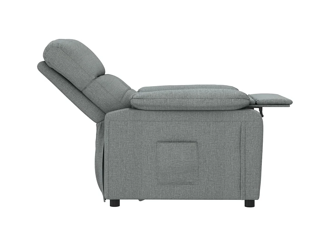 Sillón de relax | Silla | Sillón reclinable de tela gris oscuro SHL7892