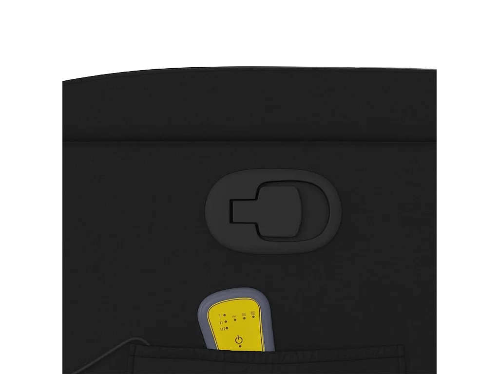 Massage-Relaxsessel | Lounge Sessel indoor Kunstleder Schwarz SHL29737