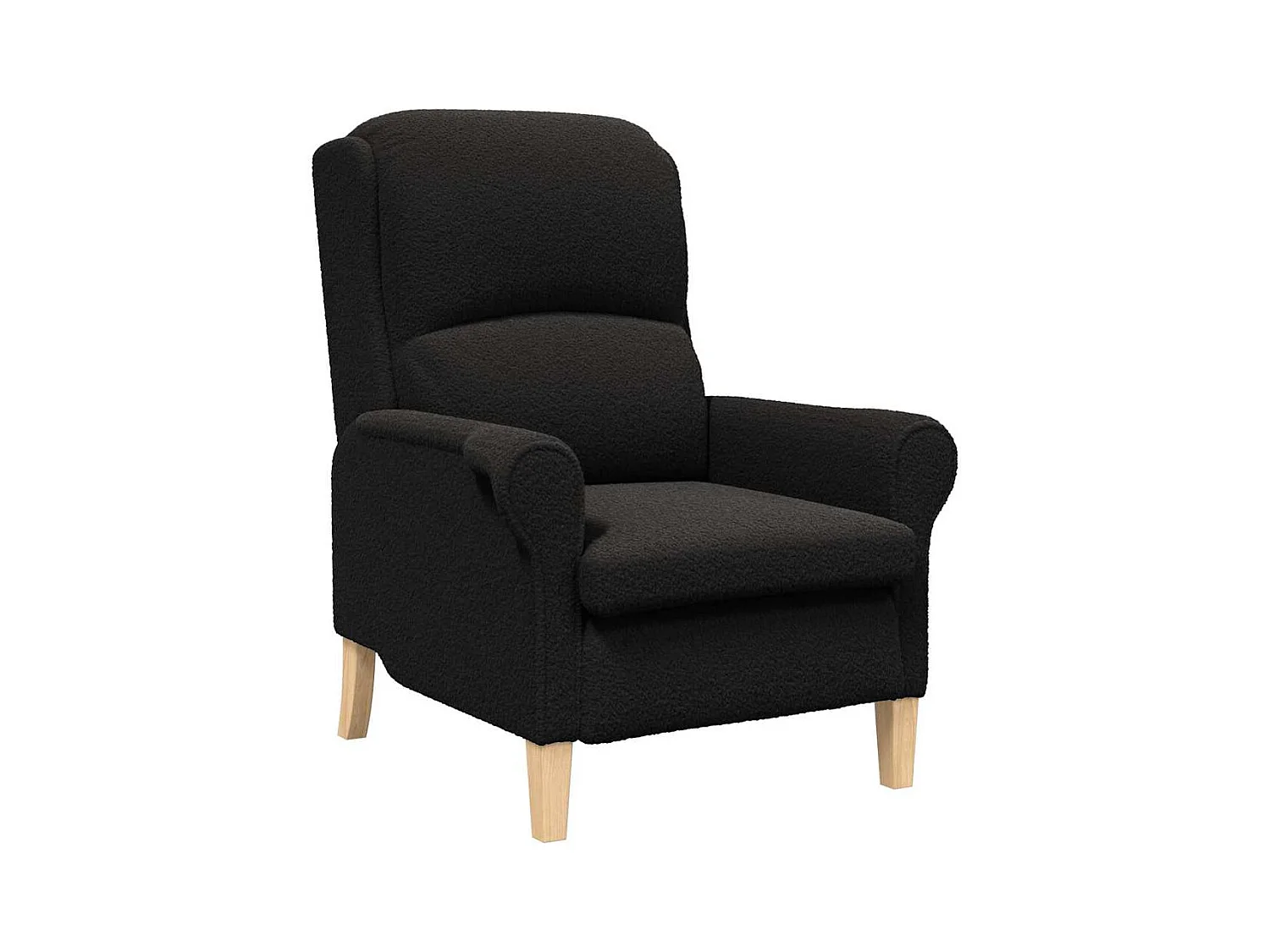 Fauteuil de Salon-Chaise de relax Noir 76x94x102 cm tissu SHL4863