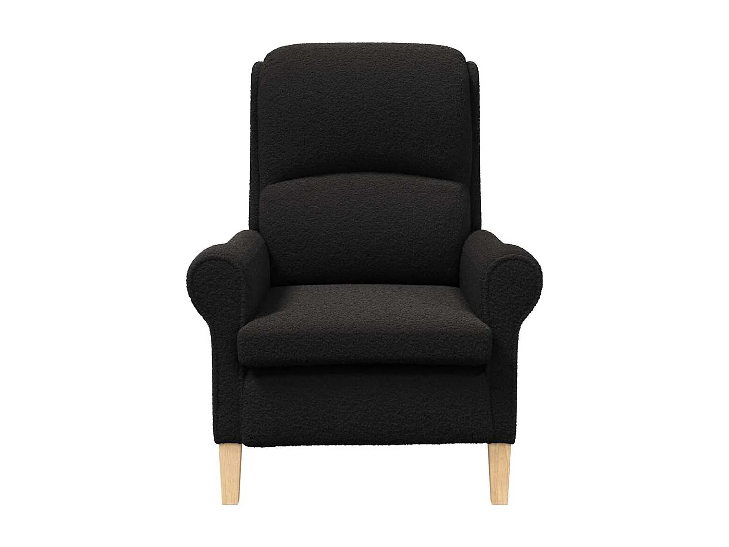 Fauteuil de Salon-Chaise de relax Noir 76x94x102 cm tissu SHL4863