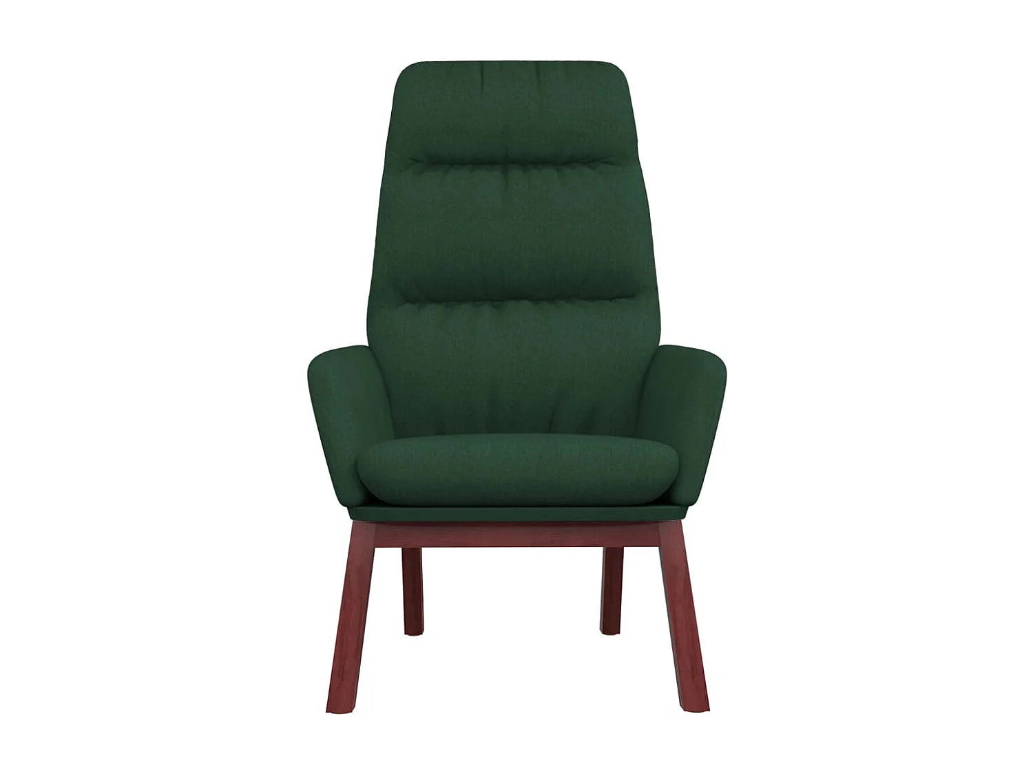 Chaise de relaxation-Fauteuil de Salon Vert foncé Tissu SHL5076