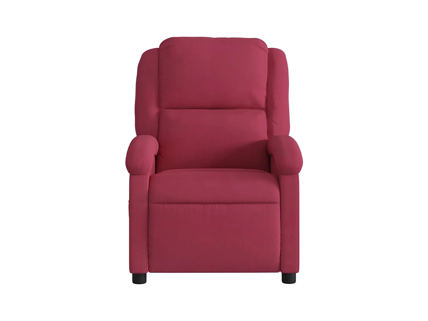 Sillón de relax | Silla | Sillón reclinable de terciopelo rojo tinto SHL7222
