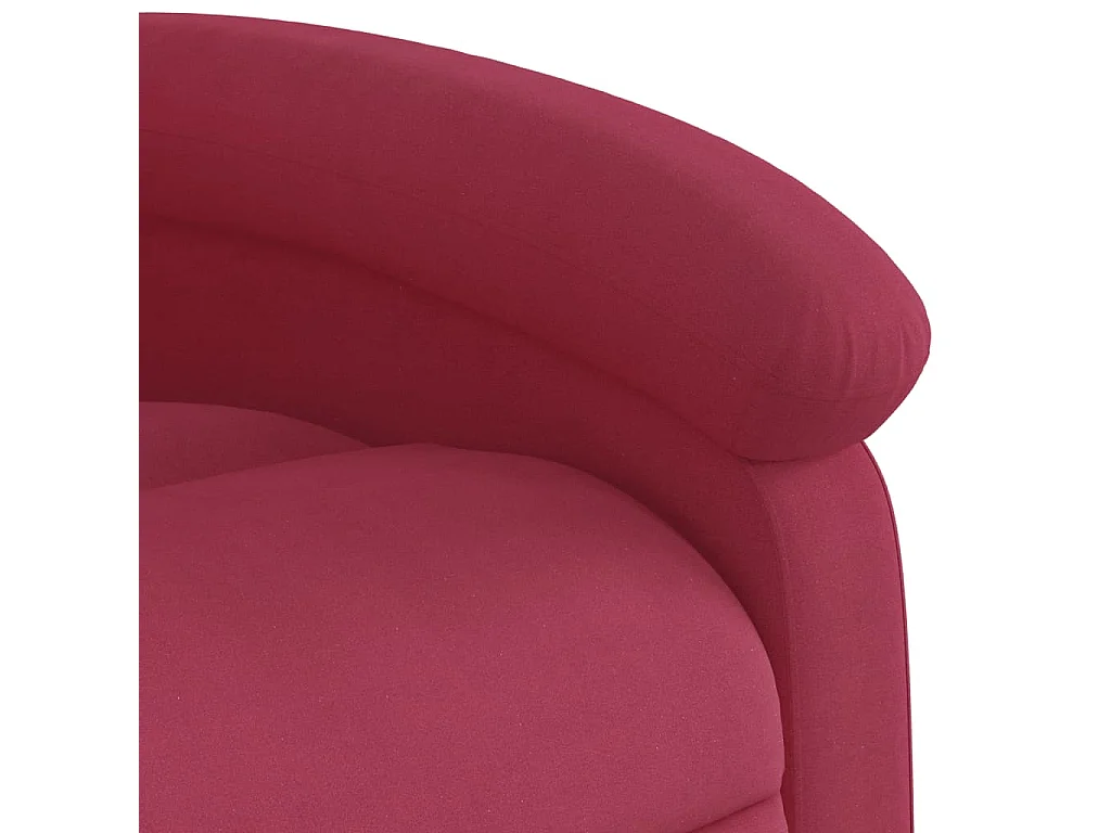 Sillón de relax | Silla | Sillón reclinable de terciopelo rojo tinto SHL7222