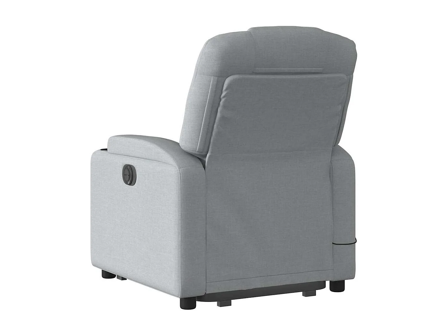 Fauteuil inclinable-Chaise de relax-Fauteuil de Massage Gris clair Tissu SHL3218