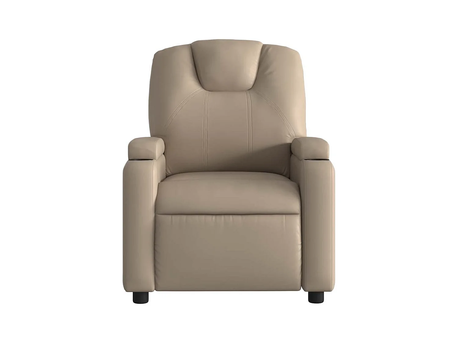 Fauteuil inclinable électrique-Fauteuil de massage pour Salon cappuccino similicuir SHL3927