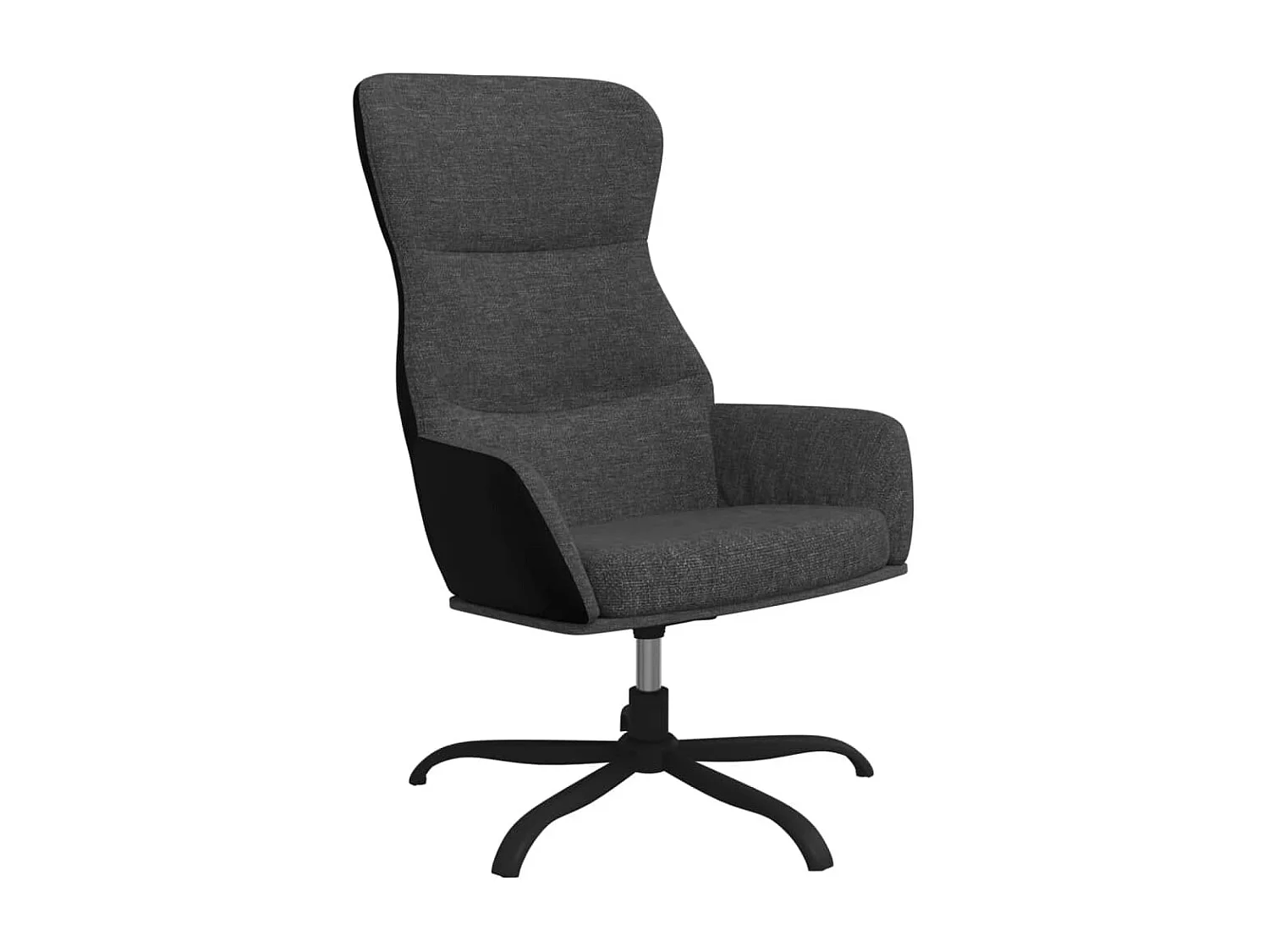 Relaxsessel | Lounge Sessel Dunkelgrau Stoff SHL43903