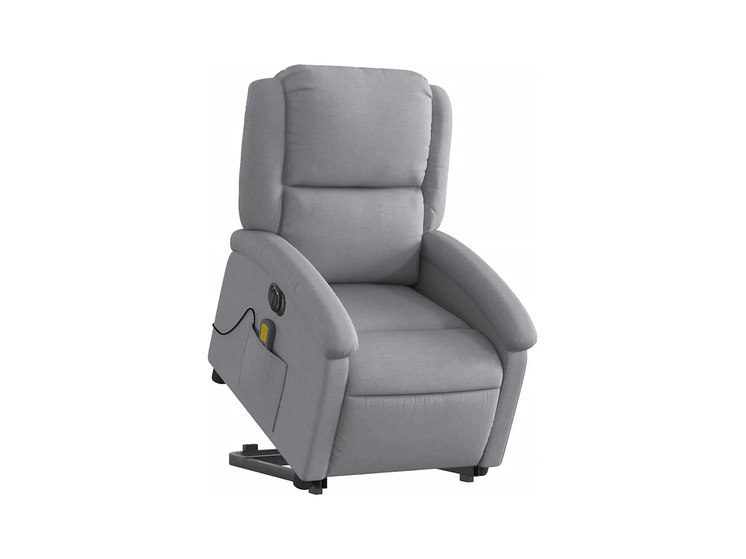 Sillón de salón | Silla | Sillón de masaje eléctrico reclinable elevable tela gris claro SHL4999