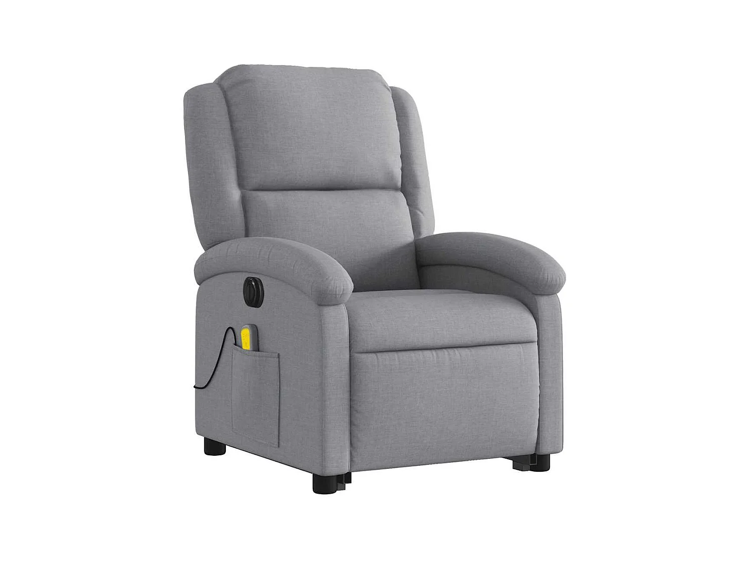 Sillón de salón | Silla | Sillón de masaje eléctrico reclinable elevable tela gris claro SHL4999