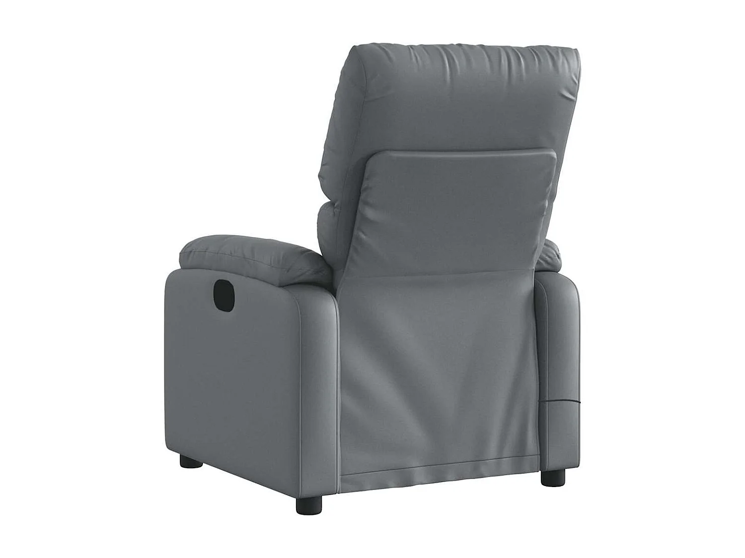 Massagesessel Elektrisch | Relaxsessel indoor Grau Kunstleder SHL26819