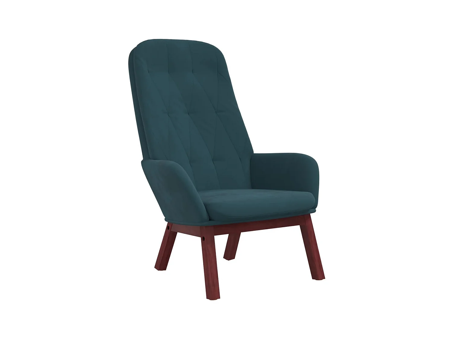 Sillón de relax | Silla de relax de terciopelo azul SHL9729