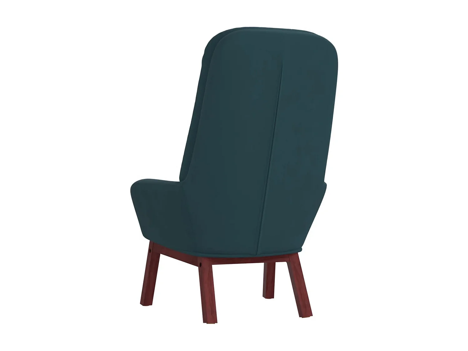 Relaxstoel | Fauteuil fluweel blauw