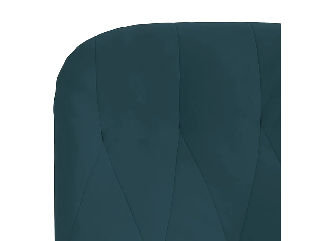 Relaxstoel | Fauteuil fluweel blauw