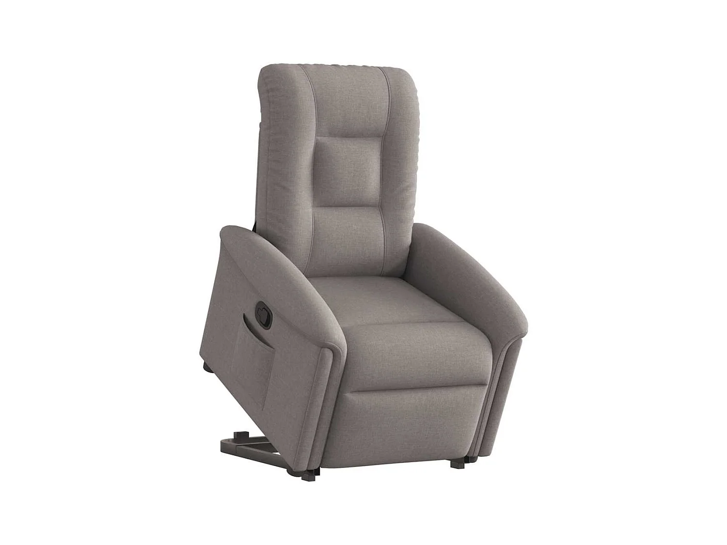 Sillón de relax | Silla | Sillón reclinable elevable tela gris taupe SHL7672