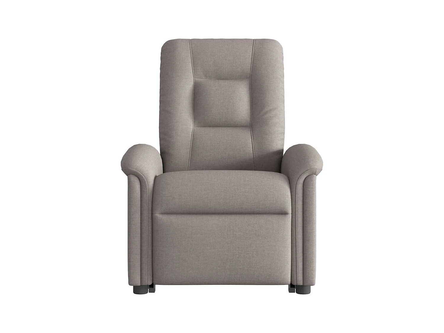 Sillón de relax | Silla | Sillón reclinable elevable tela gris taupe SHL7672