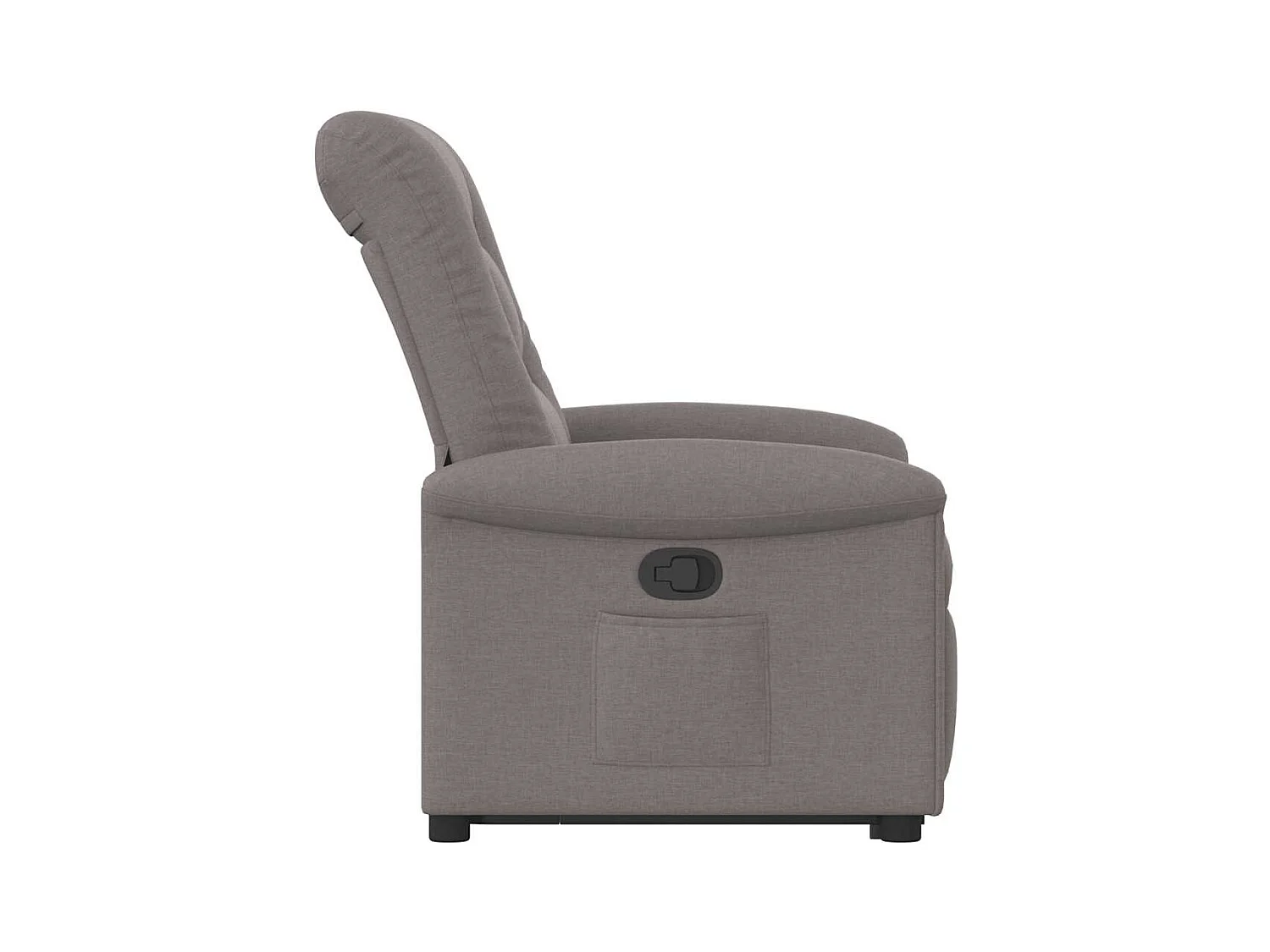 Sillón de relax | Silla | Sillón reclinable elevable tela gris taupe SHL7672