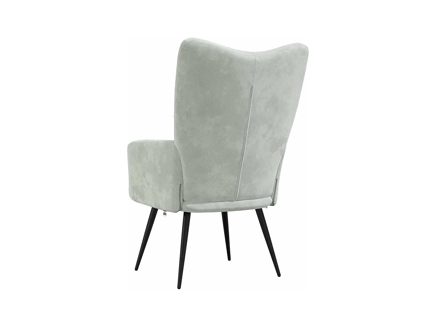 Sillón de relax | Silla de relax de terciopelo gris claro SHL6631