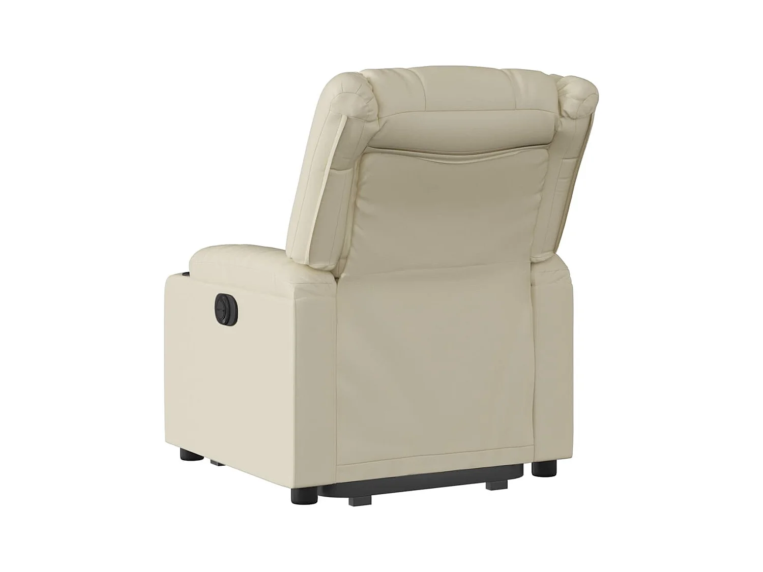 Sillón de relax | Sillón reclinable elevable cuero artificial color crema SHL4502