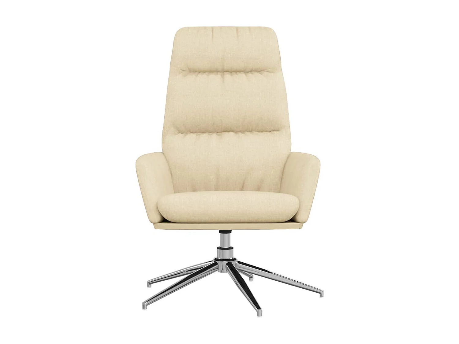 Sillón de relax | Silla de relax de tela color crema SHL6423