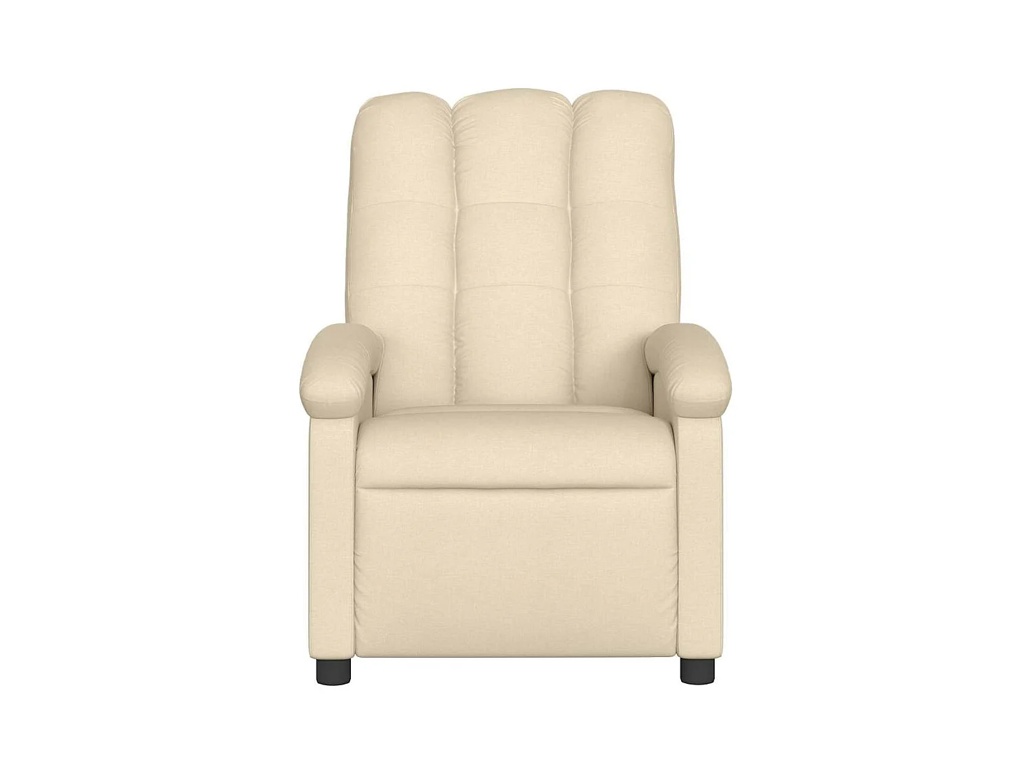 Fauteuil inclinable-Chaise de relax-Fauteuil de Massage crème tissu SHL2240