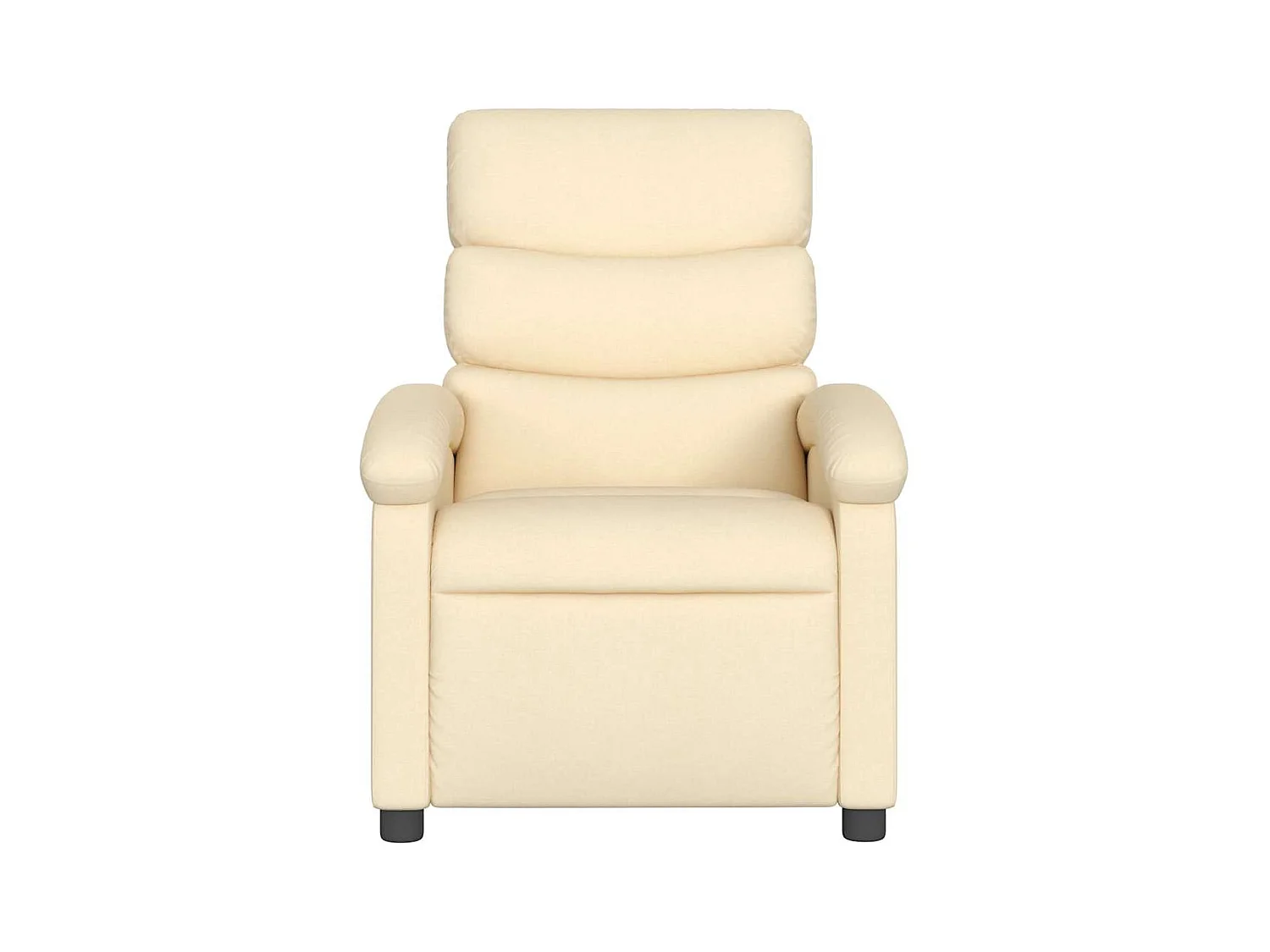 Sillón de relax | Sillón reclinable de masaje eléctrico tela color crema SHL7573