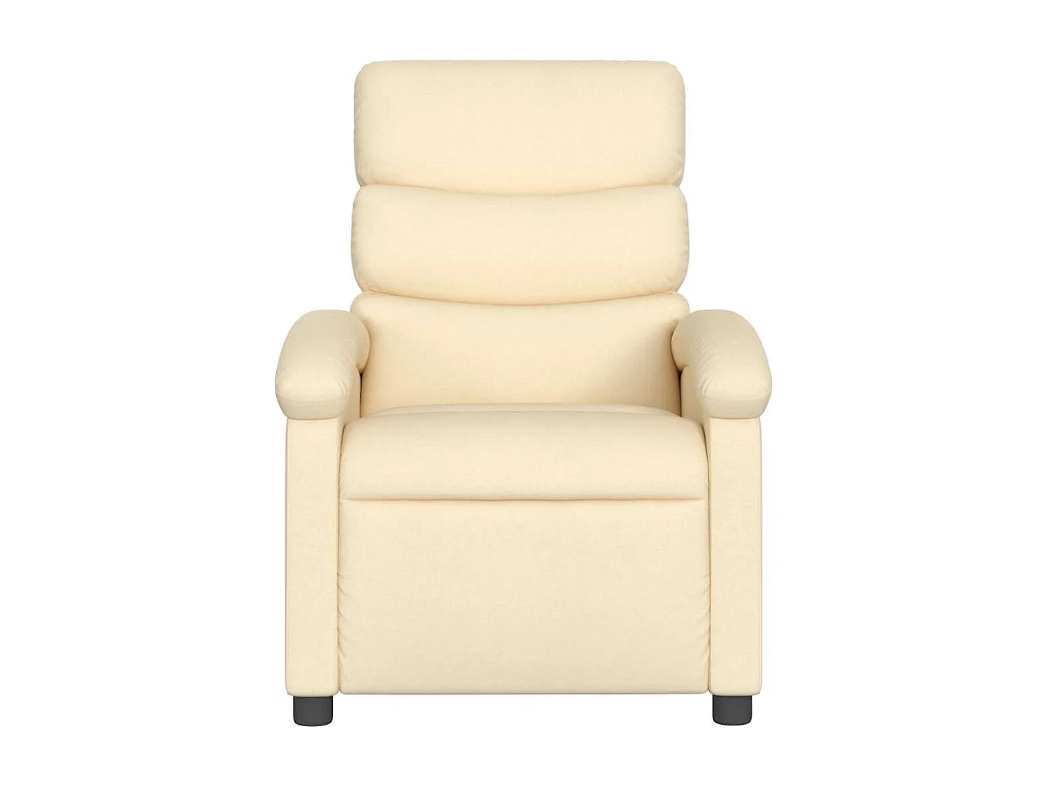 Fauteuil inclinable électrique-Chaise-Fauteuil de Massage crème tissu SHL2405