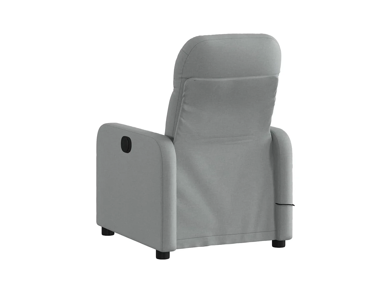 Sillón de relax | Sillón reclinable de masaje eléctrico tela gris claro SHL4936