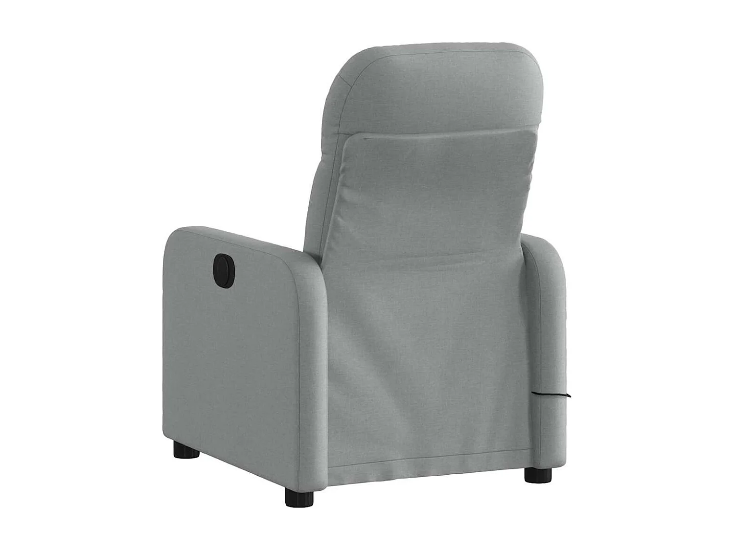Fauteuil inclinable électrique-Fauteuil de massage de Salon gris clair tissu SHL2063